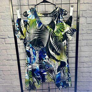 Kactus  Cold Shoulder Tunic size XL